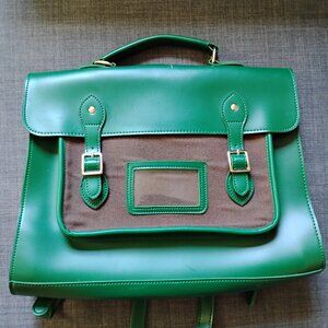 Collectif Green and tweed Satchel backpack Bag